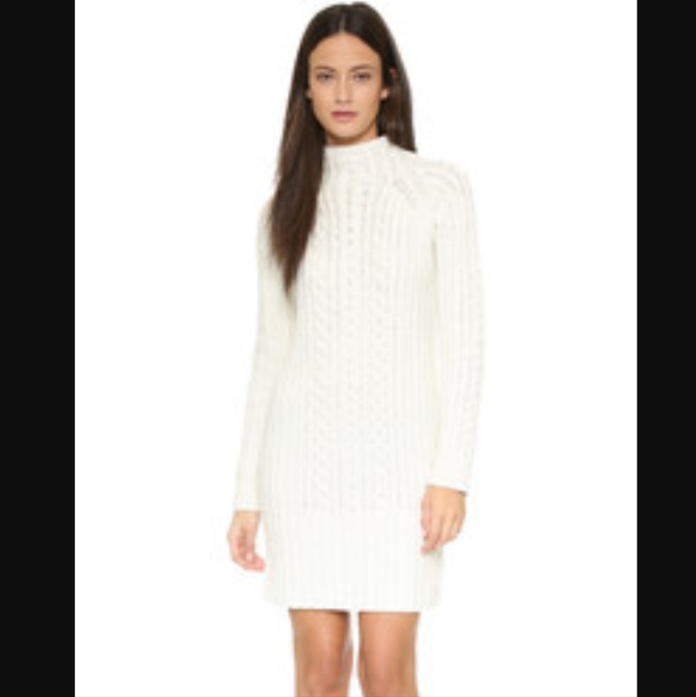 Club Monaco Wool Simonya Knit Sweater Dress XS